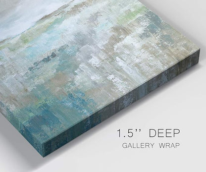 Renditions Gallery Canvas Nature Wall Art Home Paintings & Prints Rustic Cloudy Ocean Coastal Canvas Abstract Artwork Decorations for Bedroom Living Room Office Kitchen - 24"x36" LT02