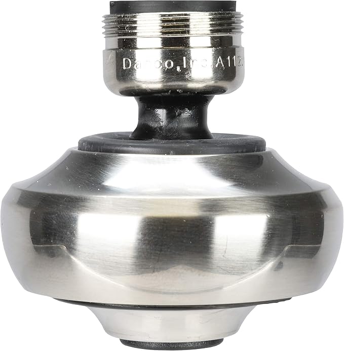 DANCO COMPANY 9D000010502 1.5 GPM Brushed Nickel Dual-Thread Premium Swivel Sprayrator