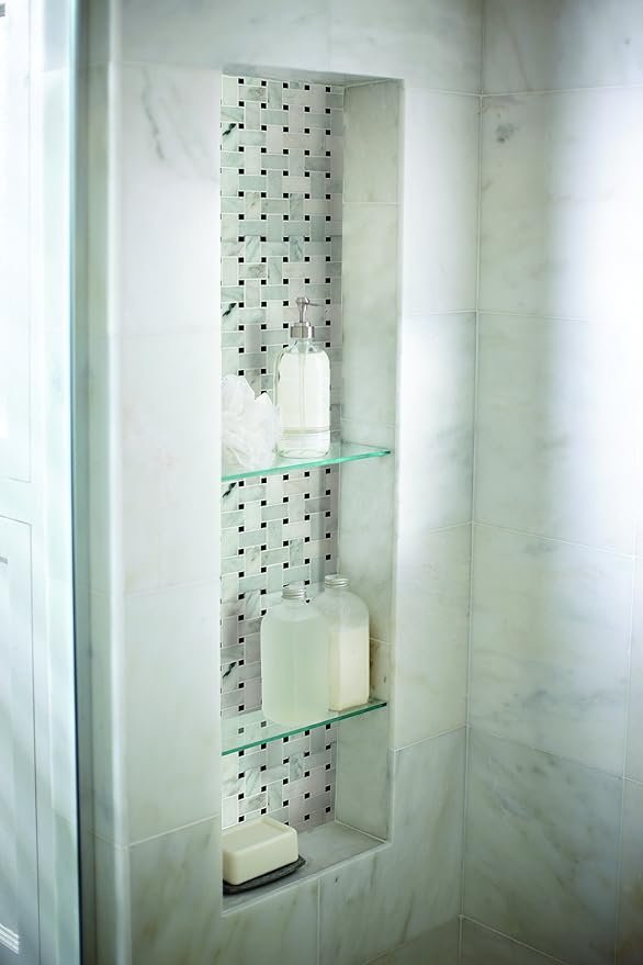 MSI Arabescato Carrara Marble Basketweave Mosaic Tile for Kitchen Backsplash, Bathroom Accent Wall, Shower Wall