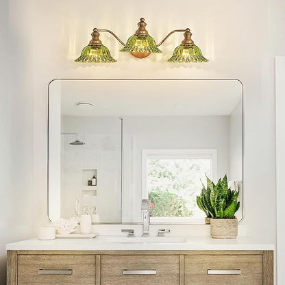 Vintage Green 3 Light Vanity Light Bathroom Light