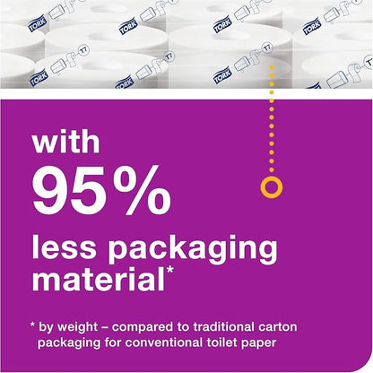 Tork Coreless High-Capacity Toilet Paper Roll T7, 36 x 1100 sheets, 472882 | White, Universal, 2-ply