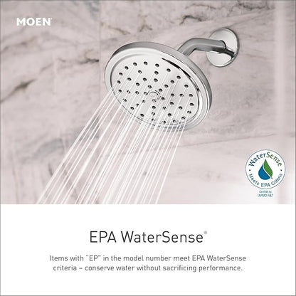 Moen 6302EP One-Function Eco-Performance Shower Head, Chrome