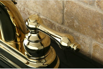 Kingston Brass KB5611AL Restoration 4-Inch Centerset Lavatory Faucet, Polished Chrome