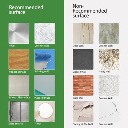 URCOLOR 10-Sheet Kitchen Backsplash Tiles Peel and Stick, 12”×12” Self Adhesive Wall Tile for Bathroom, Jade Green
