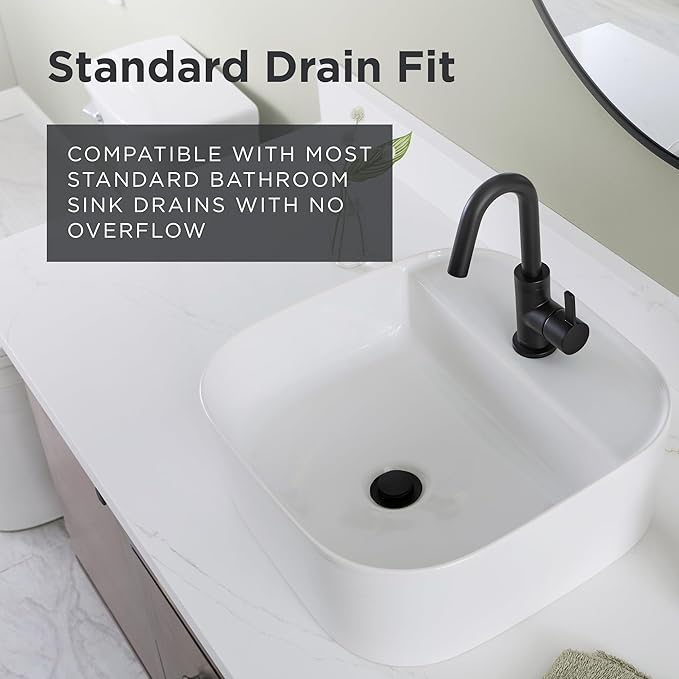 Gerber Cymira 16 in. Soft Square Vessel Bathroom Sink, Above-Counter Glazed White Fireclay Ceramic Vanity Sink with Faucet Hole, Modern Transitional Basin Sink Bowl, G0013783