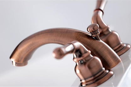 Kingston Brass KB956 Magellan Mini-Widespread Bathroom Faucet, Antique Copper
