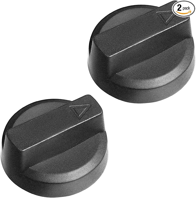 Bidet Seats Replacement Knob Compatible With Luxe Bidet Neo 120 & Neo 185, Knob Accessories for Luxe Bidet Neo 120 & Neo 185, Neo Knob, Non-Electric Bidet Attachment for Toilet Seat, 2 Pcs Black