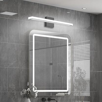 24inch Black LED Bathroom Vanity Light Bar 18W Modern Bath Light Fixture Over Mirror Vanity Light Cool White 6000K