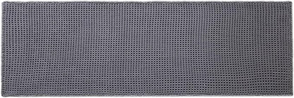 TYUU Waffle Runner Rug Bathroom, Long Boho Bath Mat, 72x24 Grey | Super Absorbent Quick Dry Bath Rug, Non-Slip Backing, Soft Waffle Washable Farmhouse Bathroom Mats, Tub, Shower & Home Decor