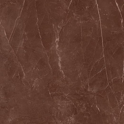 Peel and Stick Floor Tiles | 30 Sq.Ft Light Red Marble | Matte Finish / Recycleable / Anti-slip / Surface Coated /1.5mm Thick /12 by 12 Inches / Indoor Area / Easy to Clean /
