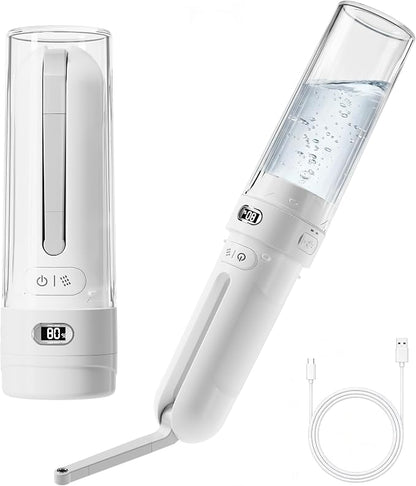 Electric Portable Bidet, Rechargeable Travel Bidet | 3 Pressure Modes, 260 Uses/Charge, Waterproof, Personal Hygiene Cleaning at Home Office and Camping