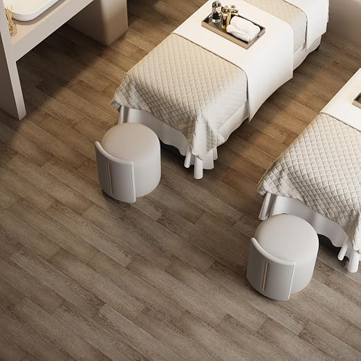 INMOZATA 36-Pack Peel and Stick Flooring Vinyl Floor Tile (Aspen Yellow) | 54 Sq.Ft, Waterproof, Heat-resistant, Wood Grain, Strong Adhesive, DIY Flooring for Bedroom Living Room Bathroom Kitchen RV