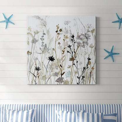 Renditions Gallery Wildflower Mist Wall Art, Premium Gallery Wrapped Canvas Decor, Ready to Hang, 32 in H x 32 in W, Made in America Print (AZS-WC21-19227-R-3232-MK)
