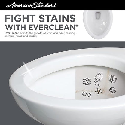 American Standard 215AA004.222 Cadet Pro 1.6 GPF 2-Piece Elongated Toilet with 12-in Rough-In, Large, Linen