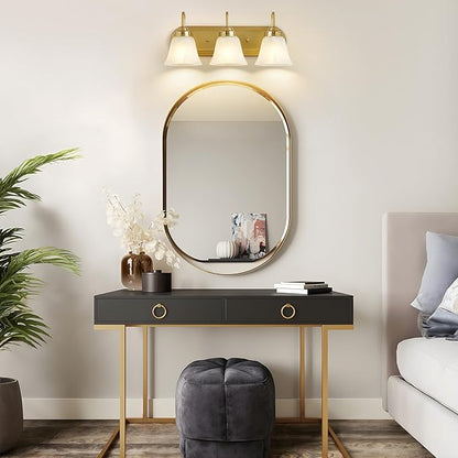 Bathroom Light Fixtures Over Mirror - 3 Light Bathroom Vintage Lighting Fixtures Wall Lamp Easy Install Vanity Lights Not Included Bulb Apply for Mirror Living Room Cabinet Bedroom
