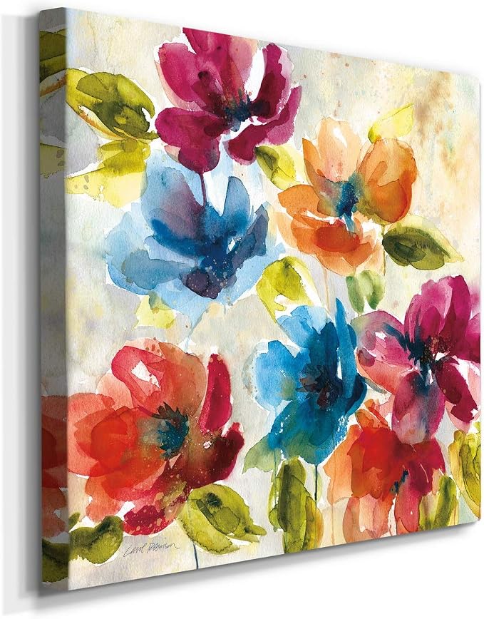 Renditions Gallery Color My World Wall Art, Premium Gallery Wrapped Canvas Decor, Ready to Hang, 16 in H x 16 in W, Made in America Print
