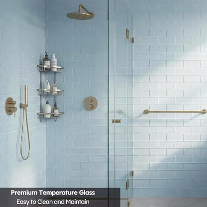 Light Blue Glass Subway Tile, 3x6 Inch, 4 Sq.Ft, Glass Backsplash Tile for Kitchen Shower Bathroom Wall, Pack-32 Pcs