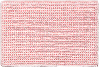 TYUU Waffle Bath Mat, Cute Bathroom Rugs Non Slip, 36x24 Light Peachy Pink | Super Absorbent Quick Dry Bath Rug, Non-Slip Backing, Soft Waffle Washable Farmhouse Bathroom Mats, Tub, Shower & Home Decor