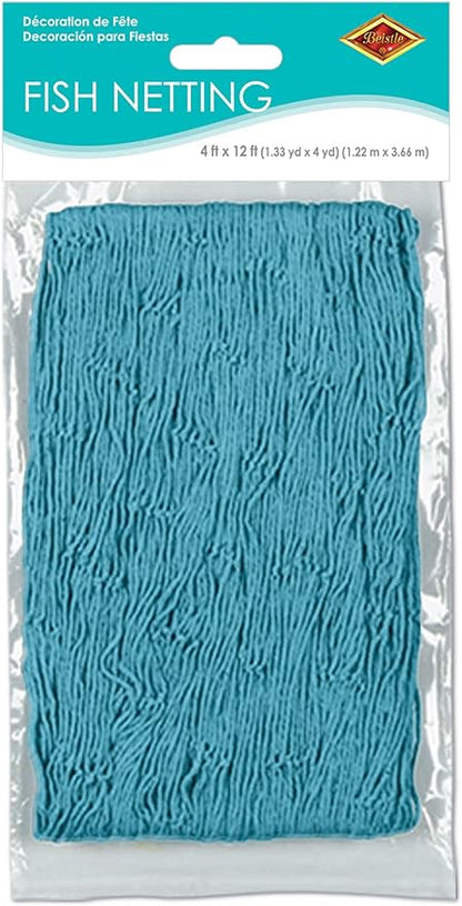 Fish Netting (turquoise) Party Accessory (1 count) (1/Pkg)