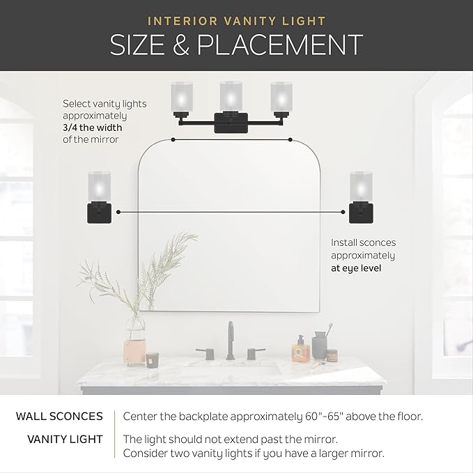 Kichler Linear Bathroom Vanity Light Fixture 48” in Brushed Nickel, Modern 4-Light Design, 628NI