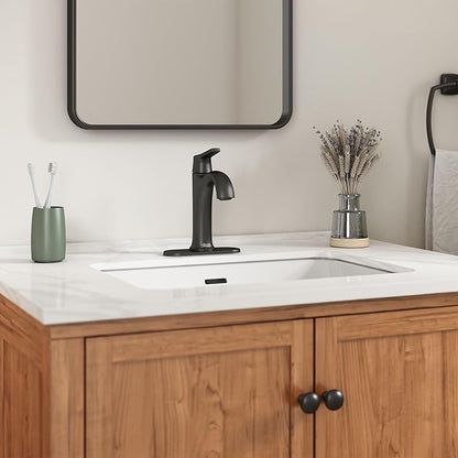 American Standard 7429101.243 Becklow Single-Handle Bathroom Faucet, 1.2 GPM, Matte Black