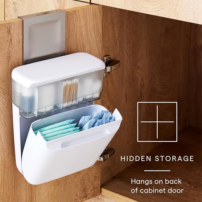 YouCopia DoorStash Toiletry Organizer, Hanging Cabinet Bathroom Storage