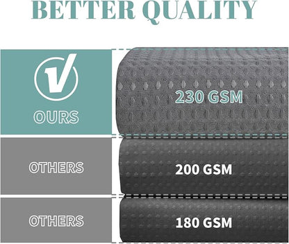 eachope No Hook Waffle Shower Curtain with Snap-in Liner, 71x82 Inch, Grey | 230 GSM waffle weave fabric, waterproof liner set with 2 bottom magnets, mesh top window, washable, for bathroom or hotel use