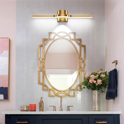 SOLFART Brushed Bronze LED Bathroom Light Fixtures 24 Inch Dimmable Bathroom Vanity Lights Modern Wall Light for Bath Vanity Lighting Fixtures D