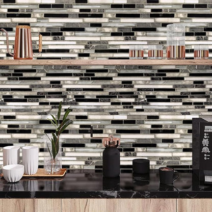Livebor Backsplash Peel and Stick Wallpaper Kitchen Wallpaper17.7” x 393.7” | Kitchen Contact Paper Peel and Stick Wallpaper Backsplash Wallpaper Countertops Waterproof Wall Paper for Bathroom Tile Vinyl