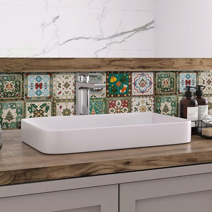 Easy Peel Stick wall Tile Stickers 6x6in Stick on backsplash Tiles,12Pcs | removable 3D tile for kitchen RV bathroom laundry backsplash decor,Ultra-high-definition printed christmas pattern