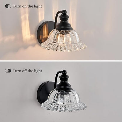 Vanity Light Black Wall Sconces Farmhouse Bathroom Sconces