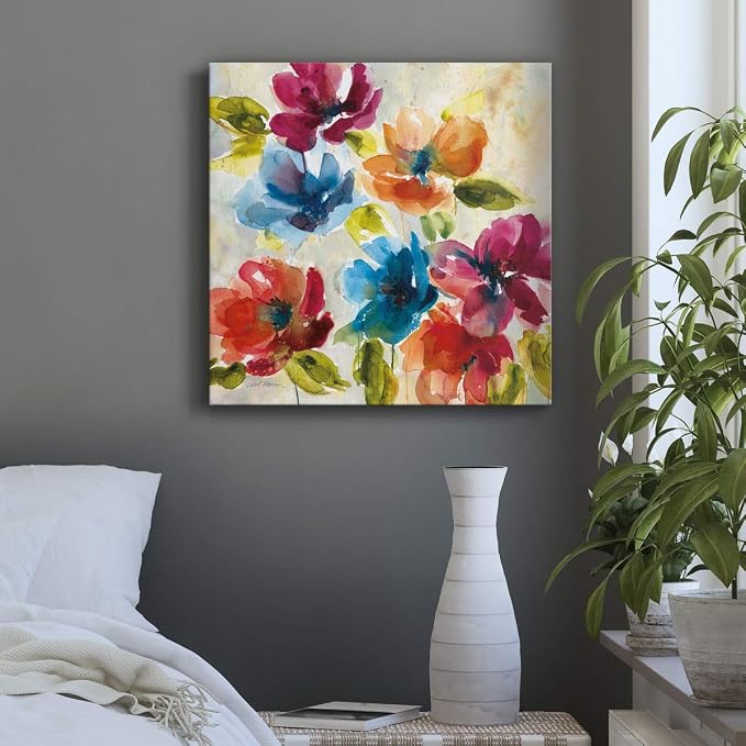 Renditions Gallery Color My World Wall Art, Premium Gallery Wrapped Canvas Decor, Ready to Hang, 16 in H x 16 in W, Made in America Print