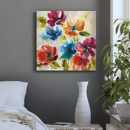 Renditions Gallery Color My World Wall Art, Premium Gallery Wrapped Canvas Decor, Ready to Hang, 16 in H x 16 in W, Made in America Print