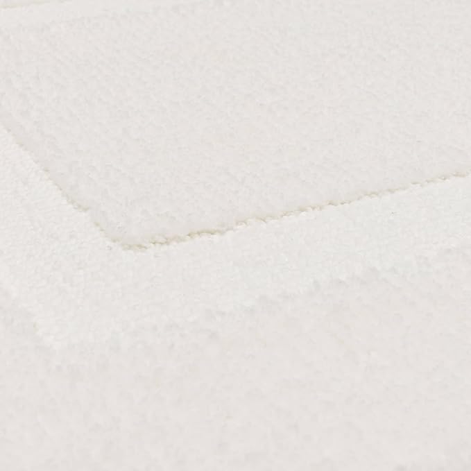 Mohawk Home Prestige Casual Solid White 2' X 3' 4" Bath Mat Perfect for Bathroom (Pack of 2)