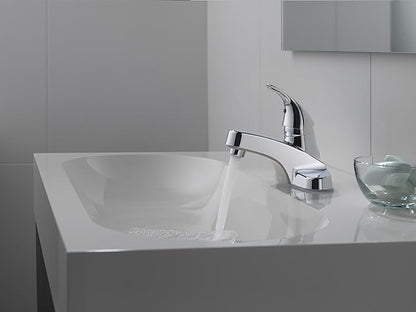 Peerless Centerset Bathroom Faucet Chrome, Bathroom Sink Faucet, Single Handle, Chrome P131LF