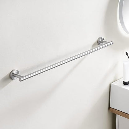 KES Bathroom Towel Bar 25.2 Inches Bath Towel Rack for Bathroom Towel Holder SUS304 Stainless Steel Brushed Finish, Total Length 27.6 Inch, A2000S70B-2
