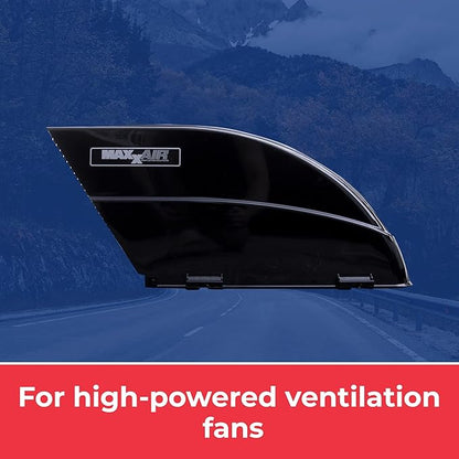 MAXXAIR FANMATE 00-955002 Fan/Vent Cover with EZ Clip Hardware, Constant Airflow, Super Tough, Black
