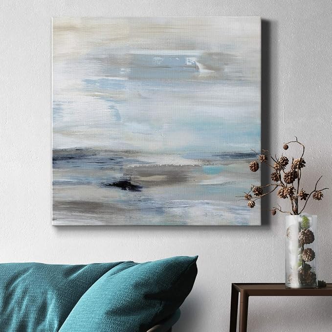 Renditions Gallery Gulf StreamWall Art, Premium Gallery Wrapped Canvas Decor, Ready to Hang, 40 in H x 40 in W, Made in America Print