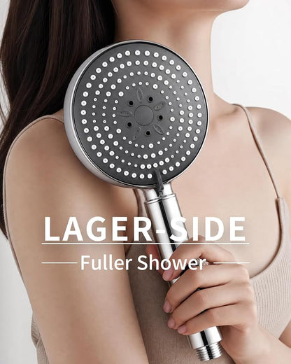 OFFO Handheld Shower Head with Filter, 20 Stage Shower Head with Filters for Hard Water, 6 Modes High Pressure Shower Head to Remove Chlorine, Chrome