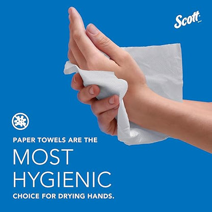 Scott® Universal Multifold Paper Towels, Bulk (01804), with Absorbency Pockets™, 9.2" x 9.4" sheets, Compressed Pack, White (250 Sheets/Pack, 16 Packs/Case, 4,000 Sheets/Case)