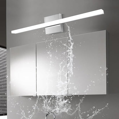 24 Inch LED Bathroom Vanity Light, 3CCT 3000K/4000K/6000K Bathroom Lighting Fixtures Over Mirror, IP44 Modern Chrome Wall Sconce for Bathroom Makeup Dressing Room