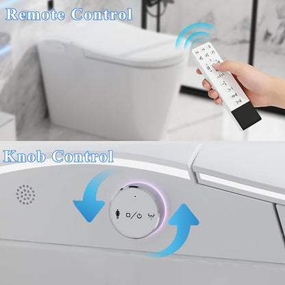 TOTTE One-Piece Smart Toilet, Premium Care with Women's Front Wash, Auto Open Lid, Instant Warm Water & Warm Air Dryer, Self-Cleaning Technology, Built-in Aroma System, Japanese Toilets