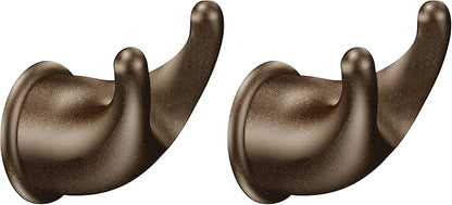 Moen YB8003OWB Mason Robe Hook, 1 Count (Pack of 2), Old World Bronze