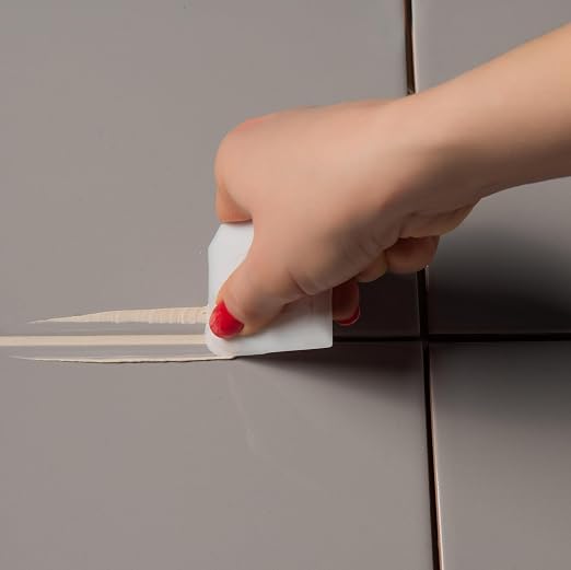 Tile Grout Repair Kit Beige-Fast Drying Premixed Grout Filler for Bathroom, Kitchen & Floor- Restore & Renew Tile Joints Line - Squeeze Tube with Applicator- Fills Cracks and Gaps (8.8 oz)