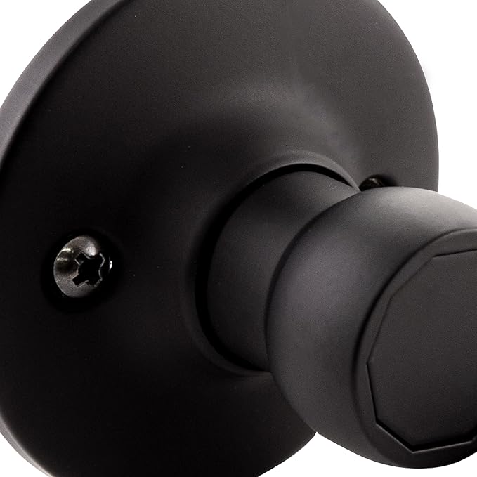 Design House 779207 Scroll Dummy Door Lever Matte Black
