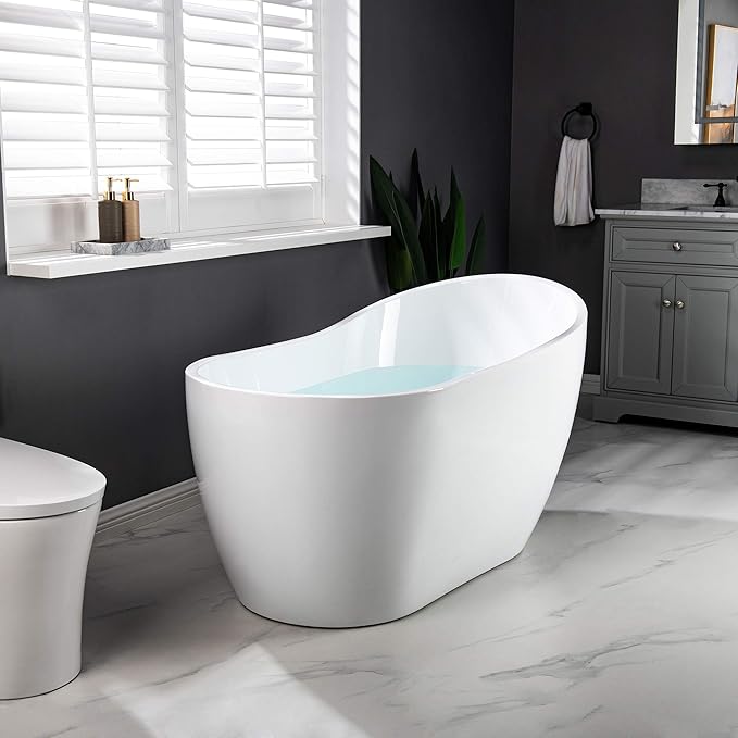WOODBRIDGE B0006-C-Drain&O Bathtub, Chrome