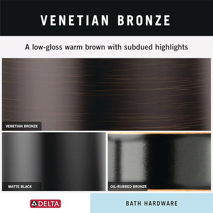 DELTA FAUCET 79750-RB Tissue Holder, 3.63 x 8.38 x 3.63 Inches, Venetian Bronze