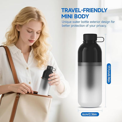 Morfone Portable Bidet for Travel, High Pressure Electric Handheld Sprayer 350ML with Dual Spray Modes, USB-C Rechargeable Waterproof Travel Bidet for Women, Men, Postpartum, Personal Hygiene(Black)