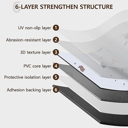 Peel and Stick Floor Tile, 10-Pack 12" x 12" Vinyl Flooring, Waterproof Self-Adhesive Luxury Vinyl Tiles, Easy DIY for Bathroom, Kitchen, Dinning Room, RV, Cover 10 Sq. Mosaic