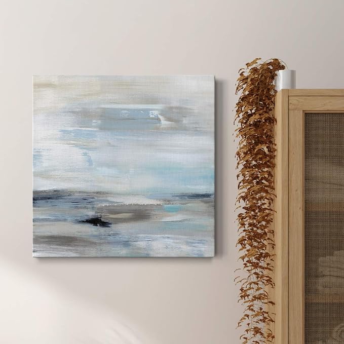 Renditions Gallery Gulf Stream Wall Art, Premium Gallery Wrapped Canvas Decor, Ready to Hang, 10 in H x 10 in W, Made in America Print